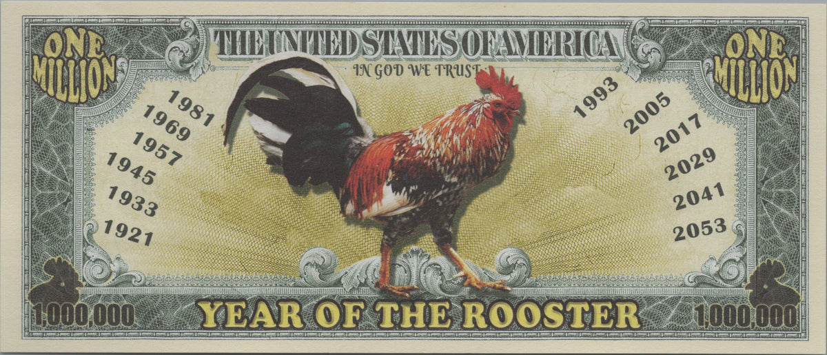 Year of the Rooster: Chinese Zodiac Fantasy Note