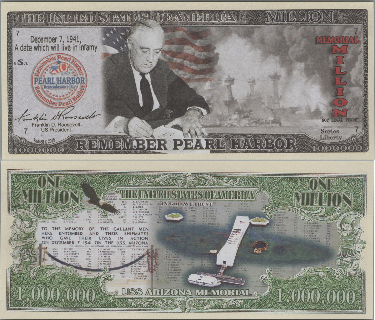 Remember Pearl Harbor, Fantasy Million Note, Liberty Series