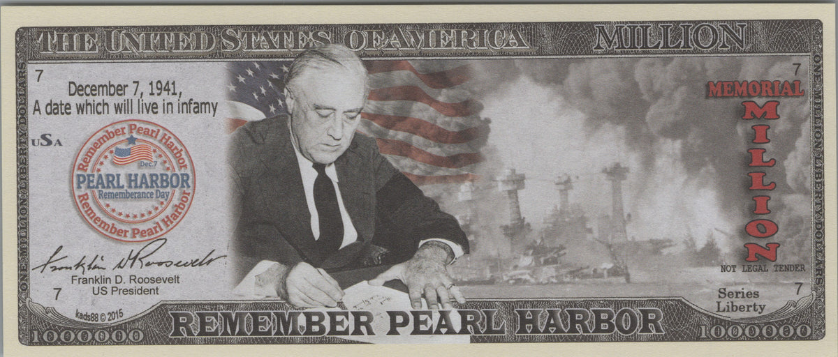 Remember Pearl Harbor, Fantasy Million Note, Liberty Series