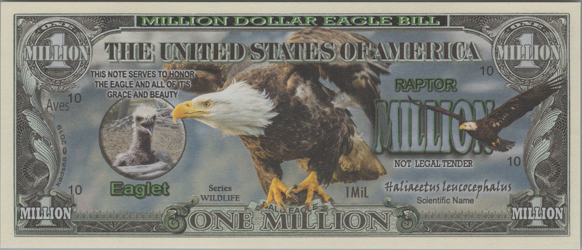 Bald Eagles, Fantasy Million Note, Wildlife Series