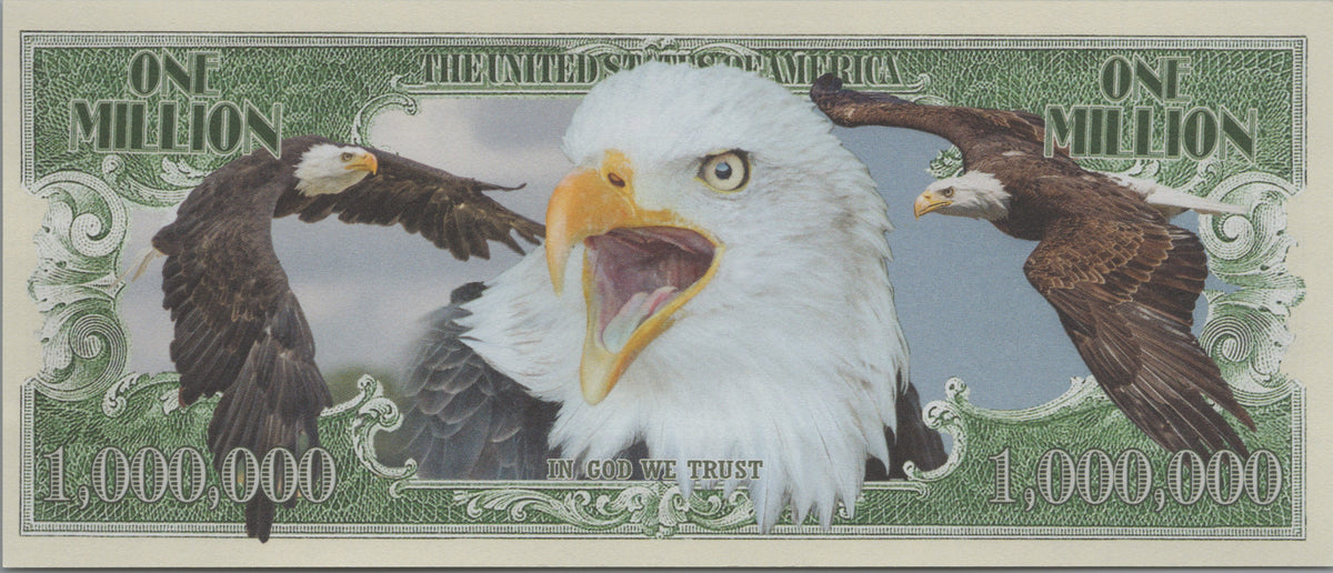 Bald Eagles, Fantasy Million Note, Wildlife Series
