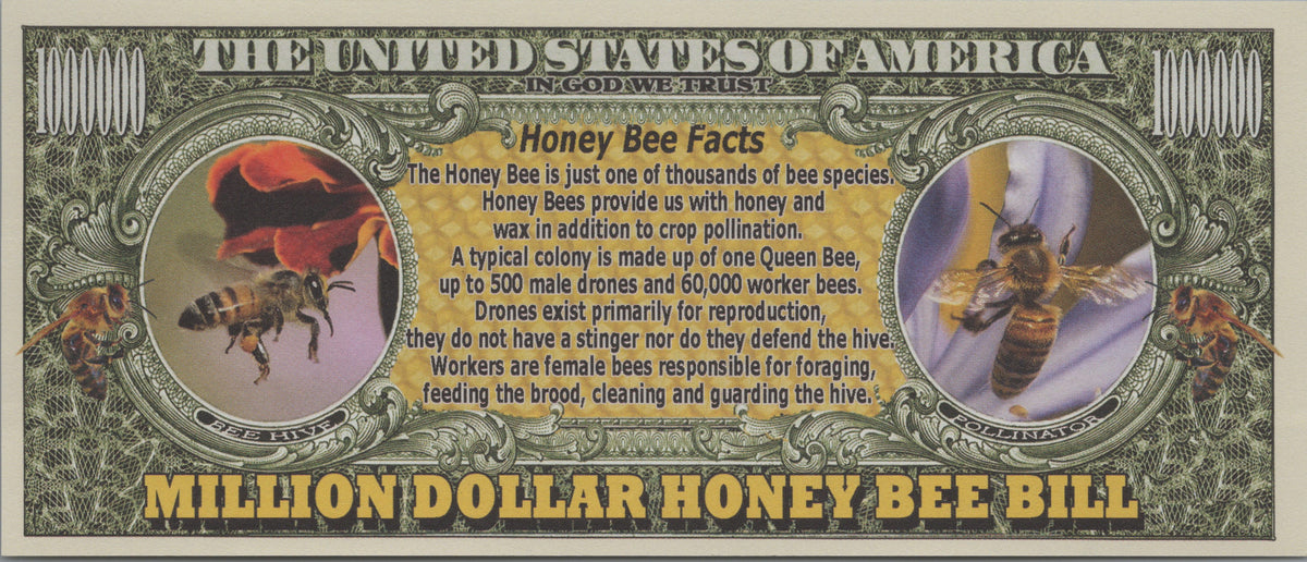 Honey Bees, Fantasy Million Note, Wildlife Series