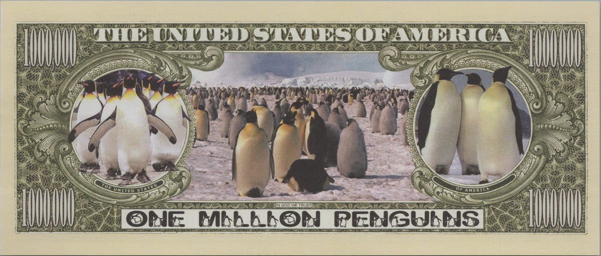 Penguins, Fantasy Million Note, Animals Series