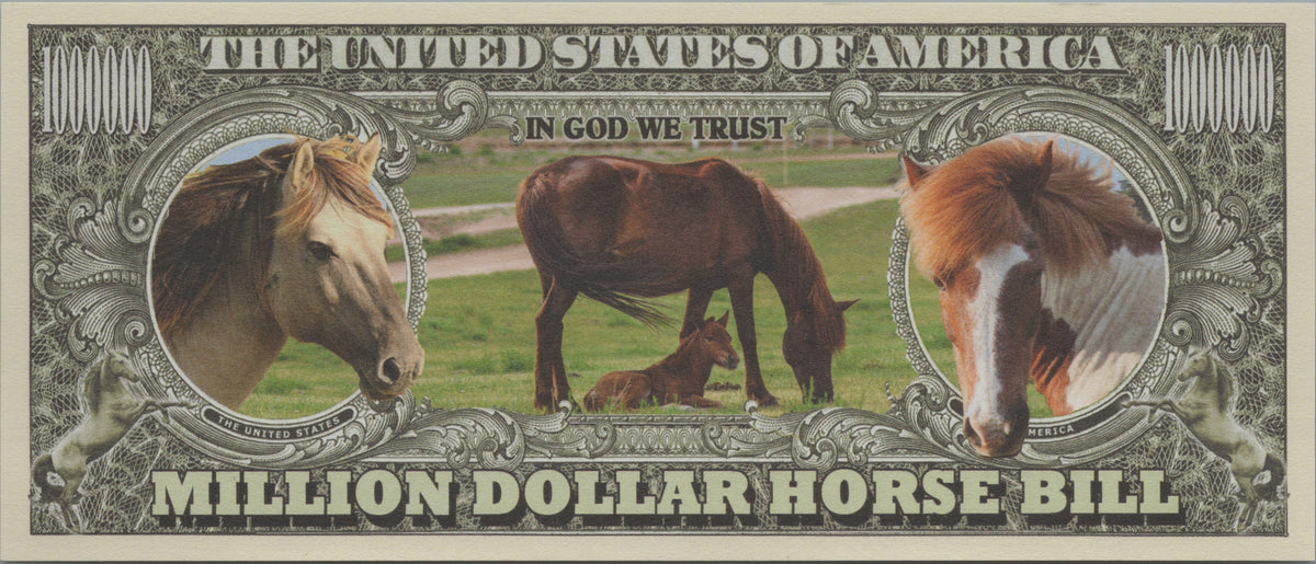 Horses, Fantasy Million Note, Animals Series