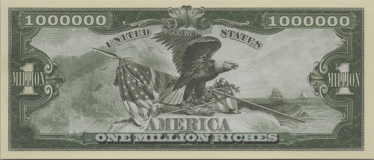 American Dream, Fantasy Million Note; features Bald Eagles