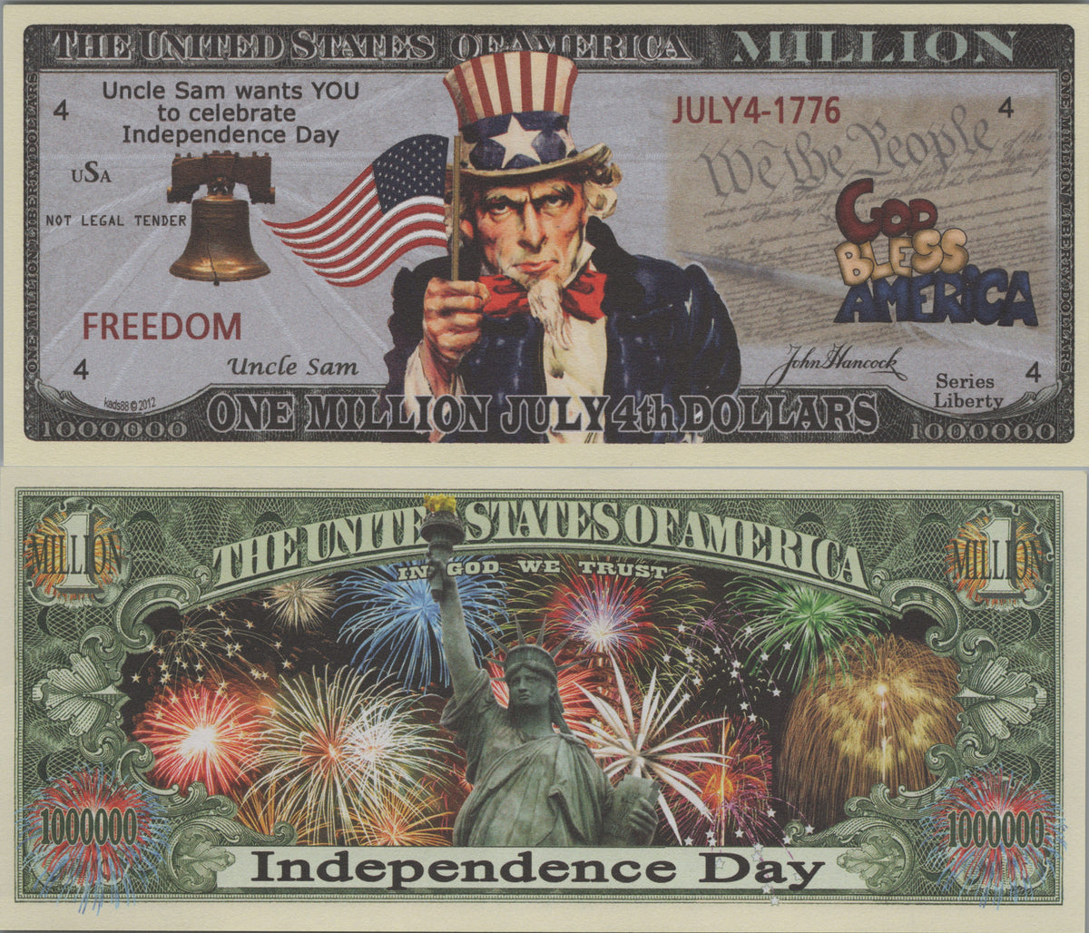 Uncle Sam Independence Day Million, Fantasy Note, Liberty Series