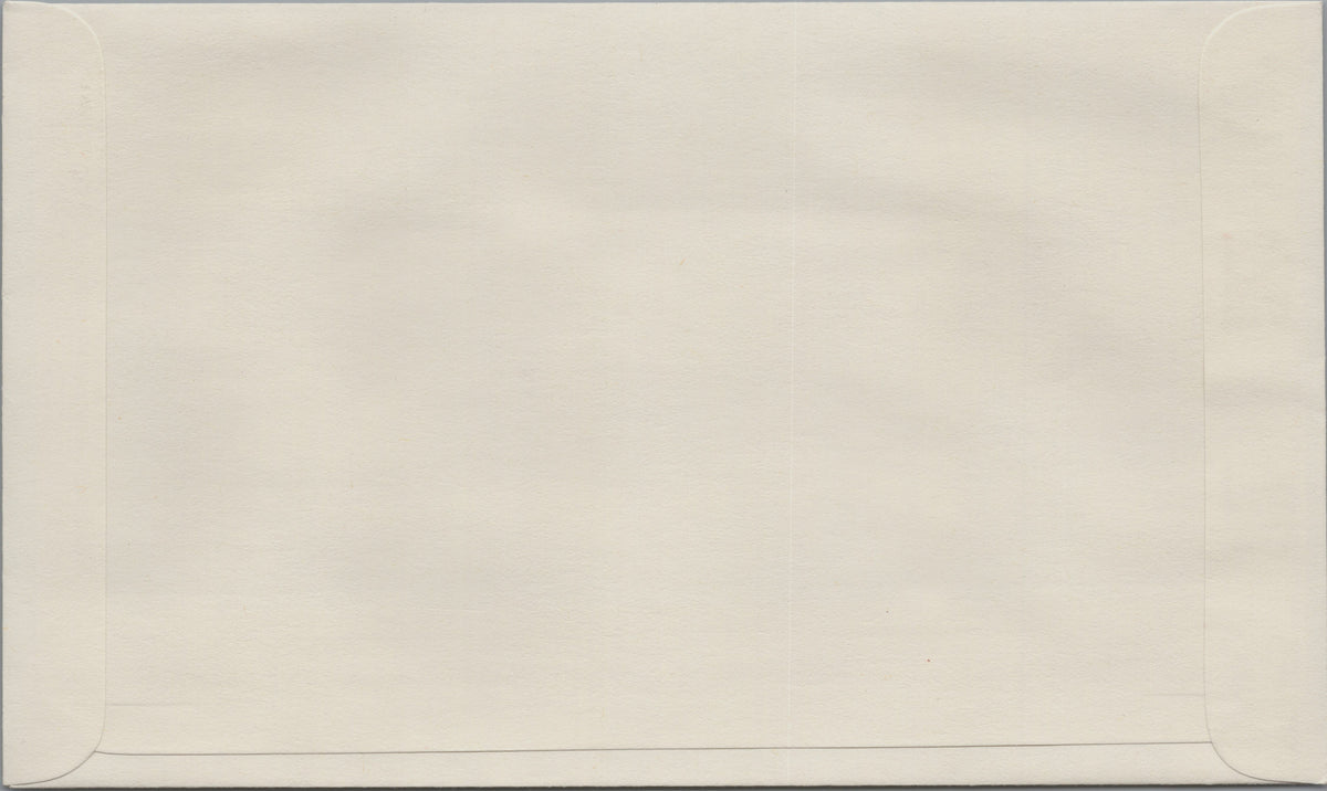 Canada 1980 O Canada Opening Bars First Day Cover, reverse