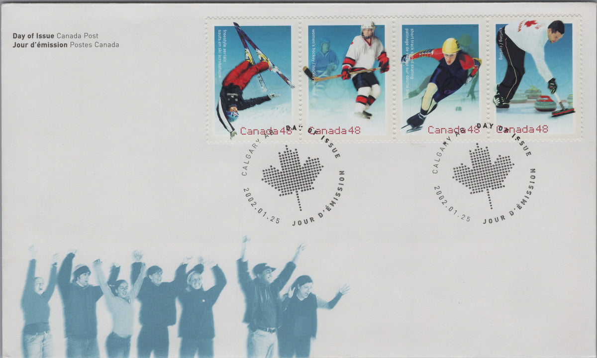 Canada 2001 Year of the Snake souvenir sheet First Day Cover, Scott 1884